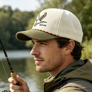 Casquette de baseball en velours côtelé personnalisée avec broderie, style vintage, pour l'extérieur, casquette de camionneur, chapeau de soleil de golf, chapeau de soleil ajustable pour les sports de plein air - Product Image 5