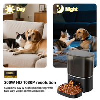 Comedero Inteligente 2 en 1 para Mascotas con Control Automático por Wifi 5G y Temporizador, Dispensador de Alimentos con Recipiente de Gran Capacidad de 8L para Perros y Gatos