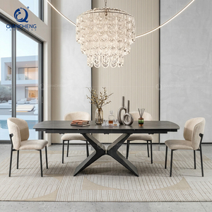 <span class=keywords><strong>Tavolo</strong></span> da Pranzo <span class=keywords><strong>Allungabile</strong></span> QIANCHENG, Moderno e Pieghevole, Direttamente dalla Cina, con Piano in Pietra Sinterizzata, Set <span class=keywords><strong>Tavolo</strong></span> da Pranzo <span class=keywords><strong>Nero</strong></span> - Product Image 2