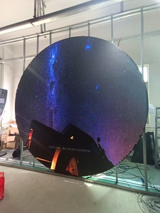 Panneau LED rond P2 de 2 m aux couleurs vives, sans joint, pour la publicité et la promotion de marques dans les bureaux, centres commerciaux et magasins - Product Image 6