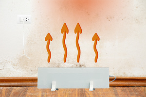 Mini calentador eléctrico sin marco de vidrio portátil de 70 vatios, calefacción rápida infrarroja, energía Solar, protección contra sobrecalentamiento Modular de escritorio - Product Image 5