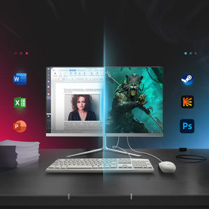 Yeni varış 23.8 "inç çerçevesiz <span class=keywords><strong>CPU</strong></span> i5 9. Gen işlemci tüm bir masaüstü bilgisayar PC ev ofis kullanımı için - Product Image 3