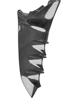 Capot de protection anti-poussière en fibre de carbone véritable pour prise de courant AC, accessoires intérieurs pour Ferrari F12