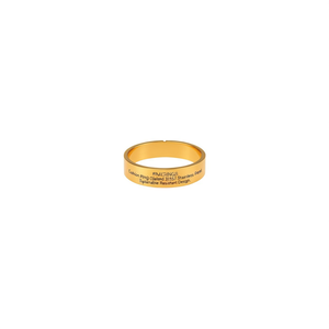 Fashion <b>Rings</b> PVD Gold Plated 316L Stainless Steel Sustainable Resistant Design - Product Image 2