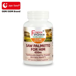 Extractos de Saw Palmetto de Alta Calidad 450 mg, Ayudan a Apoyar la Función de la Salud Prostática, Suplemento de Saw Palmetto 250 Cápsulas - Product Image 1