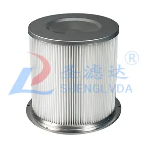 Factory Supply Industrial Pleated Dust Air Filter Cartridge Stainless Steel 304 Dust Filter