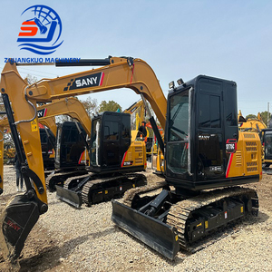 Excavadora de orugas Sany SY75C usada en buenas condiciones Excavadora de orugas Sany SY75C usada popular a la venta - Product Image 4