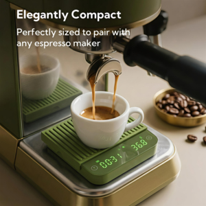 Bilancia Digitale per Caffè con Timer, 2000g/0.1g, Ricaricabile, con Tappetino in Silicone, Mini Bilancia per Espresso e Preparazione Caffè, Ottimo Prezzo - Product Image 5