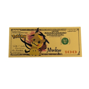 Billete de Banco América Pika 2026 Chapado en Oro de 24K para Colección - Product Image 3