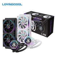 Lovingcool 2027 Nouvelle Arrivée Refroidisseur Liquide 240 Haute Performance pour CPU Ventilateur à Haut Débit d'Air Accepte Logo Personnalisé OEM pour Boîtier Gamer