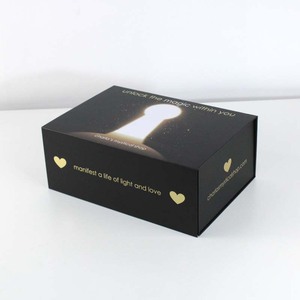 Logo Magnet Rigid <b>Box</b> Packing Ready to Ship Personal <b>Large</b> Black Luxury Paper <b>Box</b> With Magnetic Closure Gift <b>Box</b> - Product Image 3