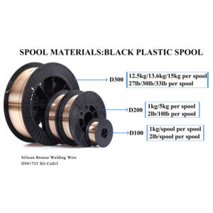 Kupfer-Schweißrute MIG TIG Cu6560 GB/T9460 SCu6560 S211 BS EN 14640 CuSi3Mn1 CuSi3Mn Kupfer-Legierungsdraht Kupfer-Schweißdraht - Product Image 2