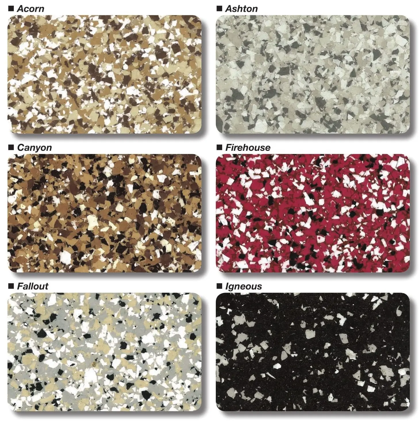 Epoxy Flake Floor Flakes Vinyl Flakes Chips For Polyaspartic Floor Coatings