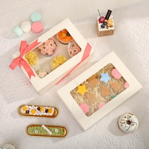 Wholesale Custom White Custom Auto Pop Paper Cupcake <b>Box</b> - Product Image 5