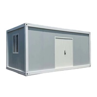Maison mobile de 20 pieds de haute qualité, écologique, alimentée à l'énergie solaire, légère, anti-corrosion, imperméable et mobile