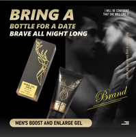 Vente en gros Gel de massage intensif Golden Deer Head pour pénis masculin Crème de réparation pour partie privée Produits de retard pour adultes