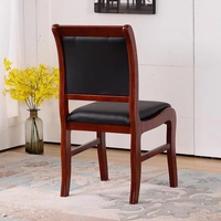 Fabricant chinois de mobilier de bureau, chaise de bureau moderne en cuir avec accoudoirs, chaise de conférence et de formation à structure en bois pour