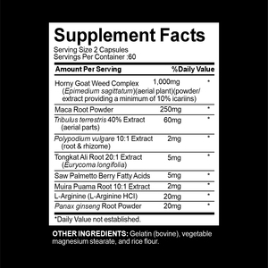 Private Label Factory Supply Horny capretto capsule di estratto vegetale Natrual sostenere la felicità degli uomini e delle donne - Product Image 2