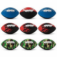 Ballon de football gonflable en néoprène - Couture à la machine personnalisée - Résistant à l'eau - Ballon d'entraînement - Option de logo personnalisé - Taille 9 (Utilisation sur terrain de plage)