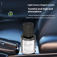 Ensemble de diffuseur à roseaux d'aromathérapie pour voiture du fabricant Parfum désodorisant Bouteille en verre améliore le parfum d'intérieur de voiture
