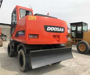Excavatrice utilisée de roue de DH150W-7 de Doosan 15Ton Digger Doosan Engine Low Hours Construction de routes - Product Image 6