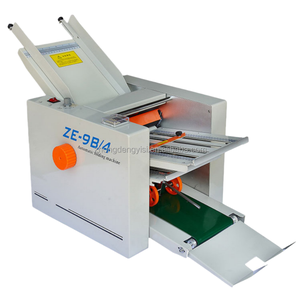 Máquina Plegadora de Papel ZE-9B/4, Máquina Automática para Doblar Sobres y Cartas con Contador Digital y Parada Automática - Product Image 1