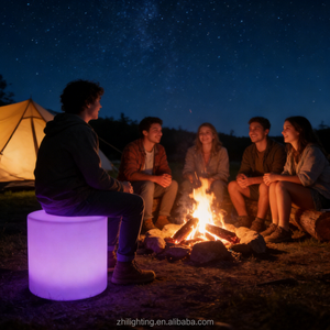 Sillas de Bar Redondas con Luces LED RGB Solares, Resistentes al Agua, para KTV, Mesas de Cóctel, Discotecas y Salones, Venta al por Mayor con Envío Directo - Product Image 3
