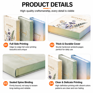 Libro de Tapa Dura con Bordes Impresos Personalizados, Bordes Rociados a Todo Color, Papel Ecológico Grueso, Logotipo Personalizado para Publicación, Regalo, Oficina, Venta al por Mayor - Product Image 2