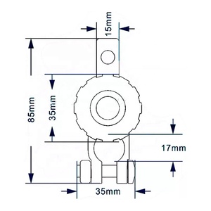 Interruptor de batería Perilla verde Terminal de coche Corte rápido Desconexión Master Kill Shut Interruptor de metal - Product Image 2