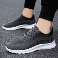 Chaussures de course légères et respirantes pour hommes, semelle antidérapante résistante à l'usure, baskets de marche décontractées et athlétiques