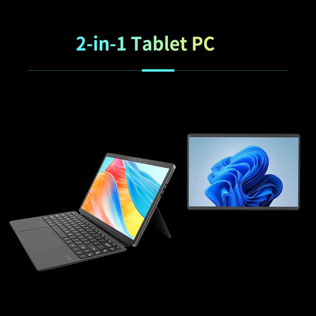 14.1 Inch 2-in-1  windows Tablet with Intel N95, FHD IPS Display, 8GB RAM 256GB/512GB SSD for Business & Education