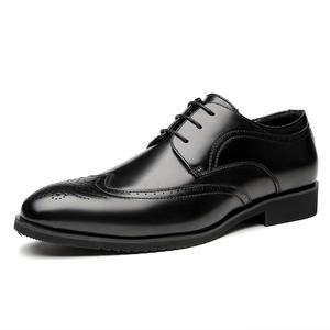 Zapatos de Cuero de Estilo Británico Premium para Hombre, con Punta Redonda, Formales para Negocios, con Cierre de Cordones, para Ir al Trabajo - Product Image 6