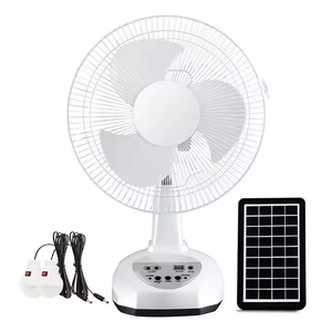 Precio más barato Ventilador solar Ventilador <span class=keywords><strong>de</strong></span> alta velocidad multifuncional Ventilador solar portátil con Usb y Luz - Product Image 6