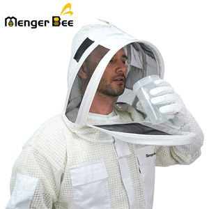 Veste d'abeille Premium 3 couches ventilé demi-coton respirant Anti abeille costume vêtements d'apiculture avec Logo - Product Image 3