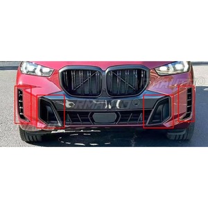 Grille de pare-chocs avant pour BMW X5 G05 M60, couvercles de sortie d'air latéraux pour pare-chocs BMW X5 G05 M60 2023, kit carrosserie - Product Image 3