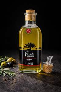 Aceite de Oliva Virgen Extra Prensado en Frío Sin Filtrar Valdezarza, Botella de Vidrio de 500 ml con Tapón de Corcho, Sabor Afrutado y Amargo - Product Image 4