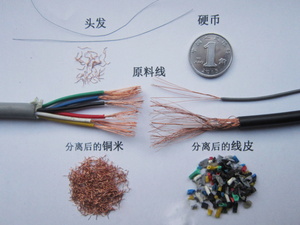 Eplucheur automatique multifonctionnel de câbles de ferraille Séparateur de fil de cuivre Broyeur de plastique avec noyau de roulement à engrenages - Product Image 5