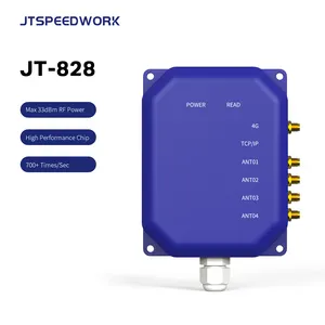 JT-828门禁定制远程超高频射频识别腕带阅读器标签阅读器迷你桌面射频识别阅读器带内存