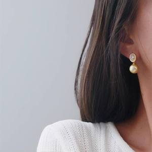 Accesorios de Estilo 9145DIY, Juego de Plata de Ley S925 con Cristales, Pendientes, Colgante de Perla, Soporte Vacío para Pendientes de Corona para Mujer - Product Image 4