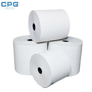 Rollo de Papel Térmico Premium de 80x80mm 57x30mm 55gsm para Supermercados, Papel para Recibos de Punto de Venta, Rollos para Cajas Registradoras, Venta al por Mayor del Fabricante - Product Image 1