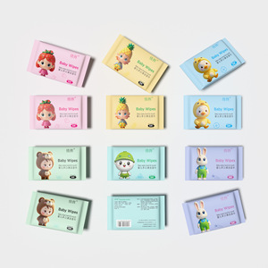 Lingettes pour bébés, lingettes humides jetables portables pour le nettoyage des mains et de la bouche, pour bébés, étudiants, formation militaire, boîte complète de 20 paquets - Product Image 4