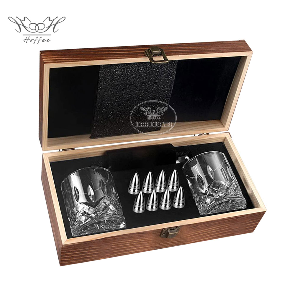 Set tazza di vetro pallottola set03