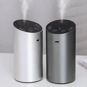 Difusor de Aroma eléctrico sin agua para coche, vaporizador de aceites esenciales recargable para aromaterapia