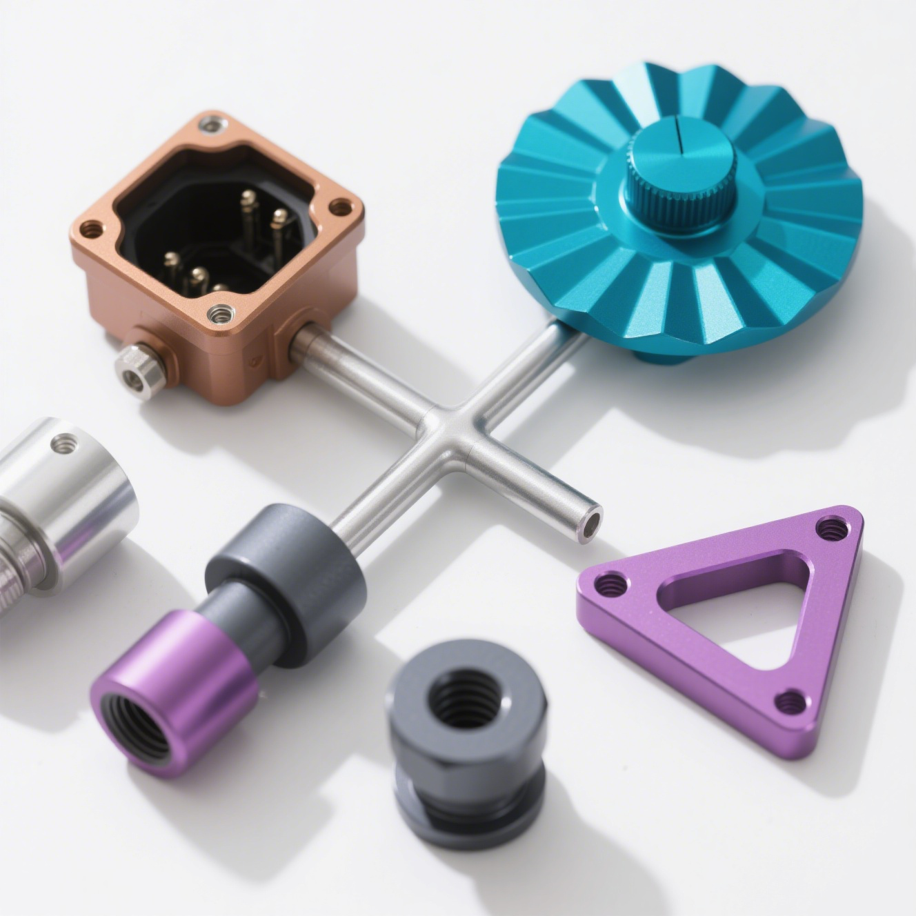 Precision 5 Axis Machined Part Bike Parts Optical Component High Precision Cnc Machining Service Industrial Machinery Hardware
