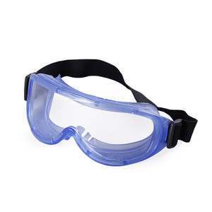 Lunettes de sécurité individuelles conformes à la norme ANSI, avec verres en polycarbonate et monture en PVC, taille ajustable - Product Image 1