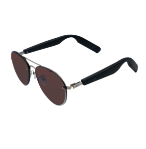 Gafas Inteligentes con Protección Contra Luz Azul, Asistente de <span class=keywords><strong>Voz</strong></span> con IA, Resistentes al Agua IP67, Carga Magnética, Marco de Acero Inoxidable, 144 Idiomas, Duraderas - Product Image 3