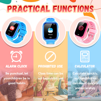 Gelang pintar 2024 perangkat dapat dipakai, gelang pintar kartu SIM hemat biaya dengan kamera, jam tangan pintar anak Puzzle