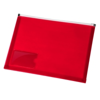 Nouvelle annonce : Pochette zippée transparente en PVC imperméable, pochette portable pour billets, dossier de classement de bureau
