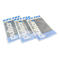 1 once sacs en mylar sac en mylar à fermeture éclair en plastique feuille d'aluminium pochette debout or avec fenêtre