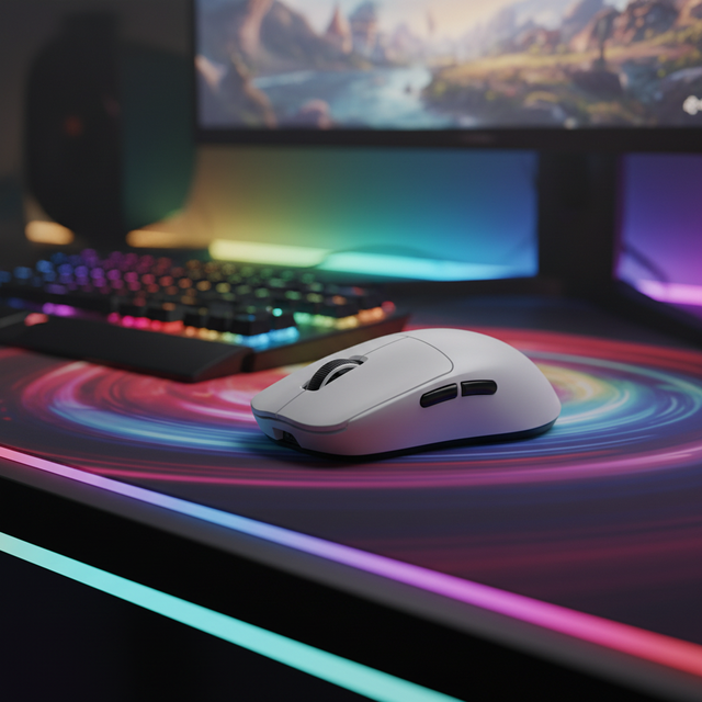 Hot Sale Wireless Gaming Mouse with PAW3311 Sensor 12000 DPI 1000Hz LED Backlit Right-Handed 6-Button Programmable